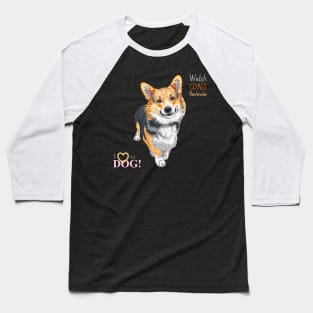 Вog Pembroke Welsh corgi Baseball T-Shirt